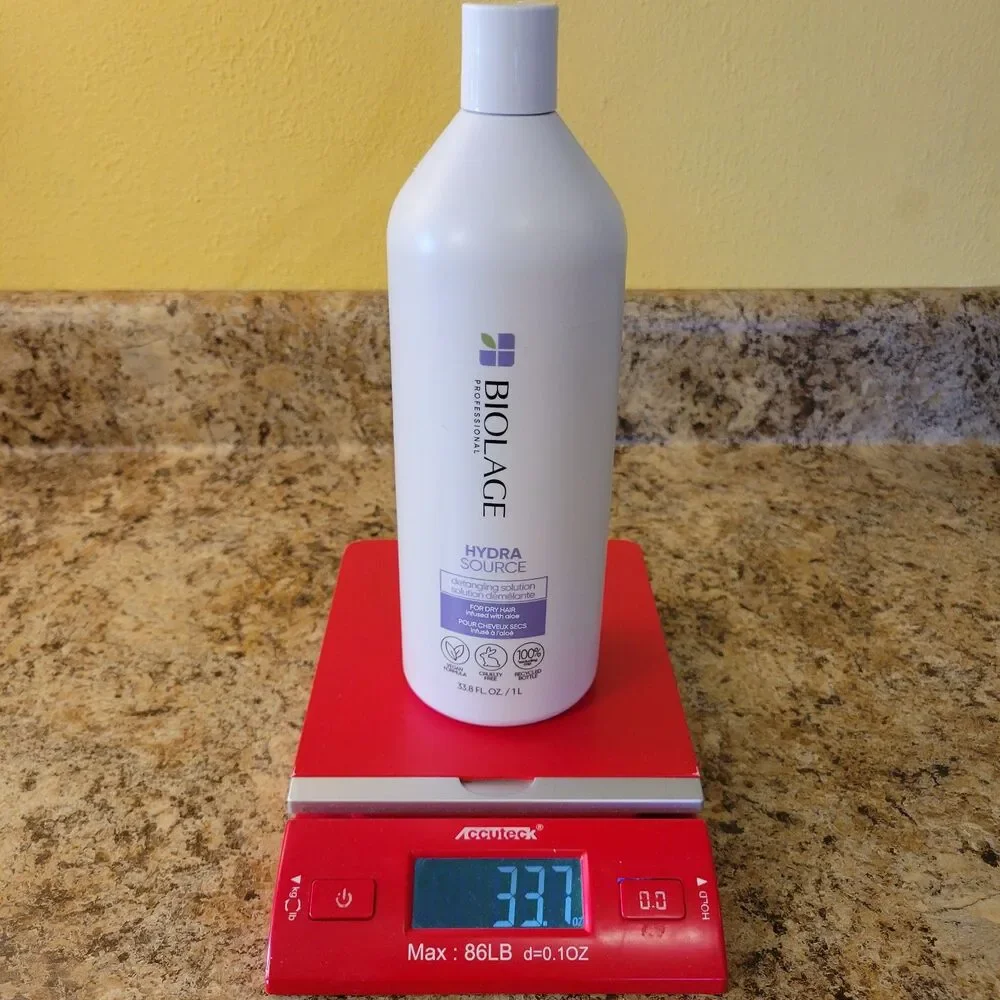 Biolage Hydra Source Detangling Solution 1L 33.8oz for Dry Hair Aloe - 90% Full